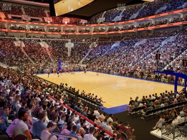 Xfinity Mobile Arena - Section 104 Seat View