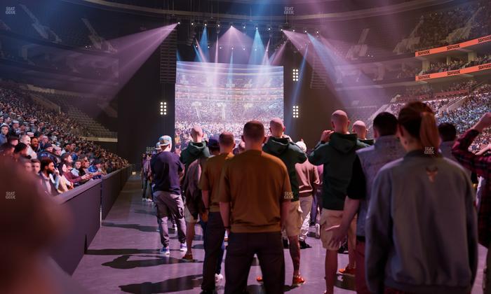 Xfinity Mobile Arena - Section 104 Seat View