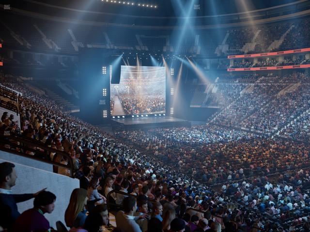 Xfinity Mobile Arena - Section 104 Seat View