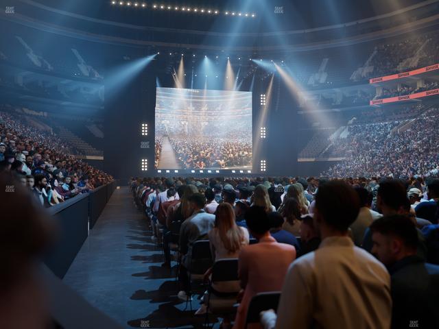 Xfinity Mobile Arena - Section 104 Seat View