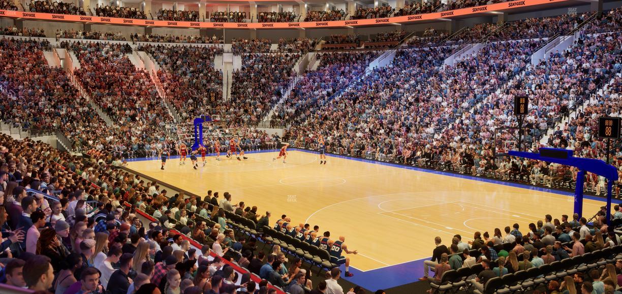 Xfinity Mobile Arena - Section 104 Seat View