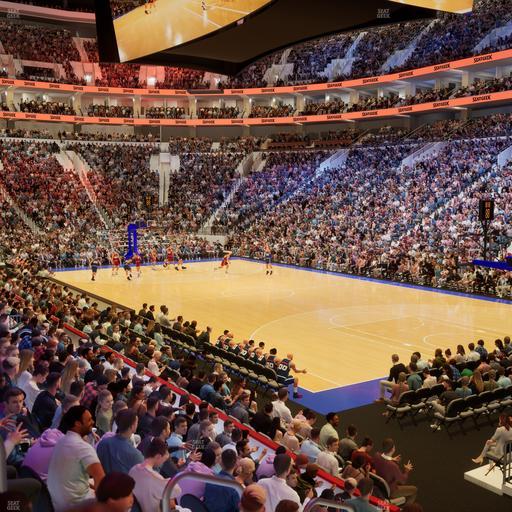 Xfinity Mobile Arena - Section 104 Seat View