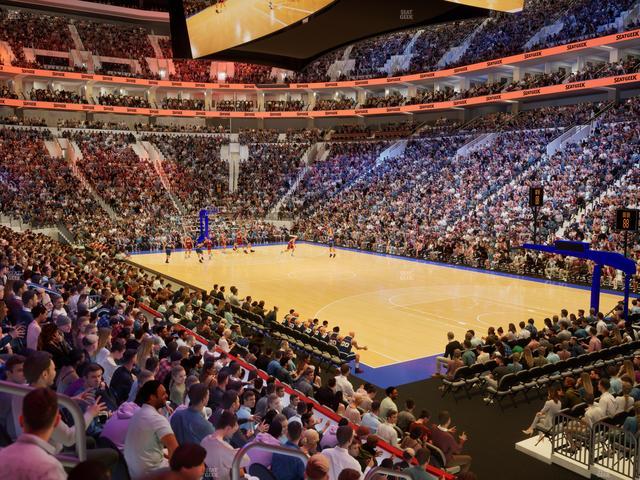 Xfinity Mobile Arena - Section 104 Seat View