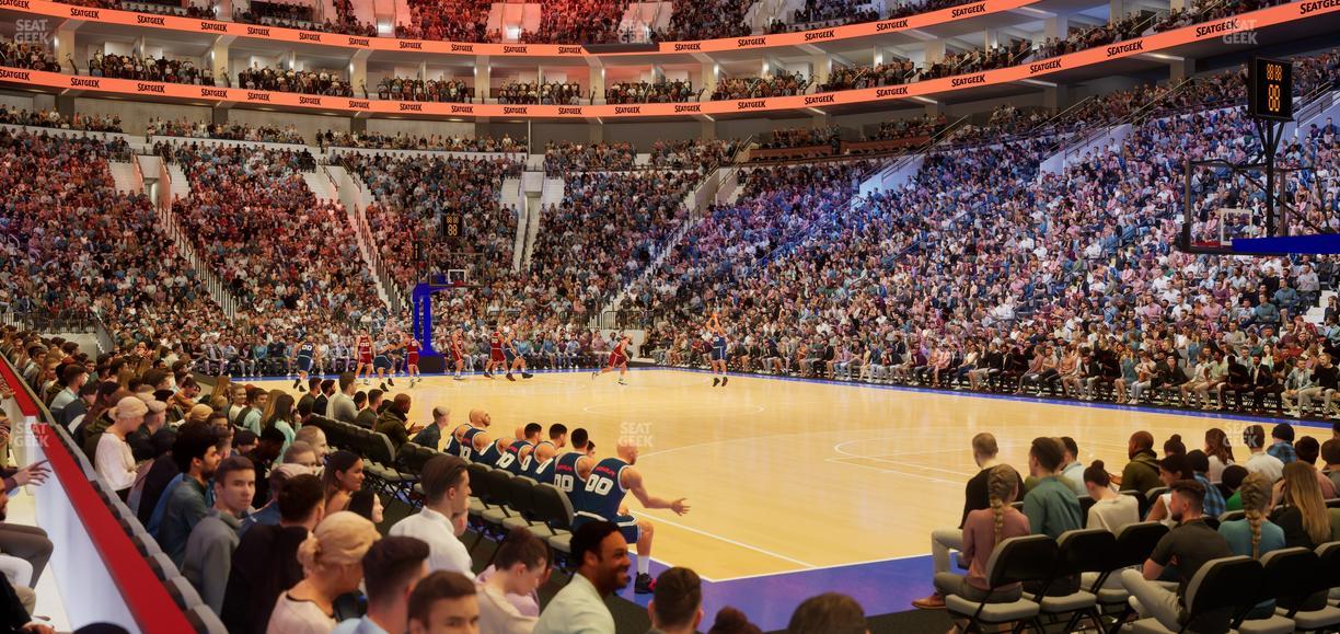 Xfinity Mobile Arena - Section 104 Seat View