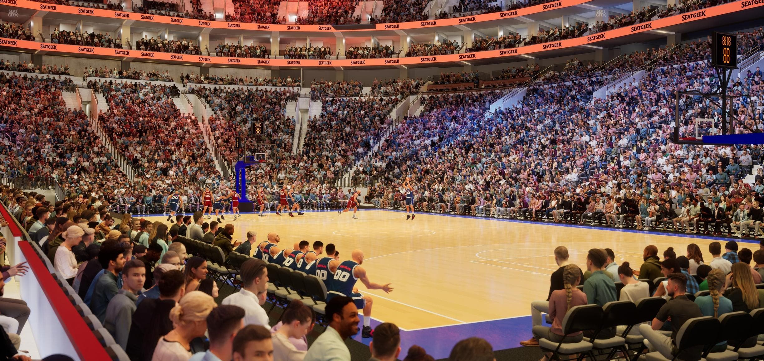 Xfinity Mobile Arena - Section 104 Seat View