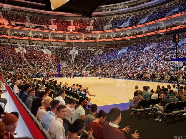 Xfinity Mobile Arena - Section 104 Seat View Xfinity Mobile Arena - Section 104 Seat View