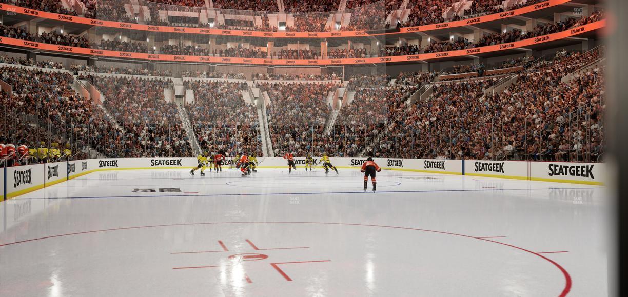 Xfinity Mobile Arena - Section 105 Seat View