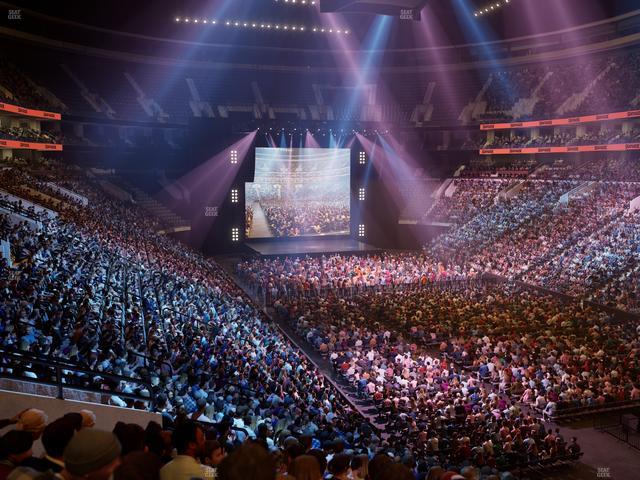 Xfinity Mobile Arena - Section 105 Seat View