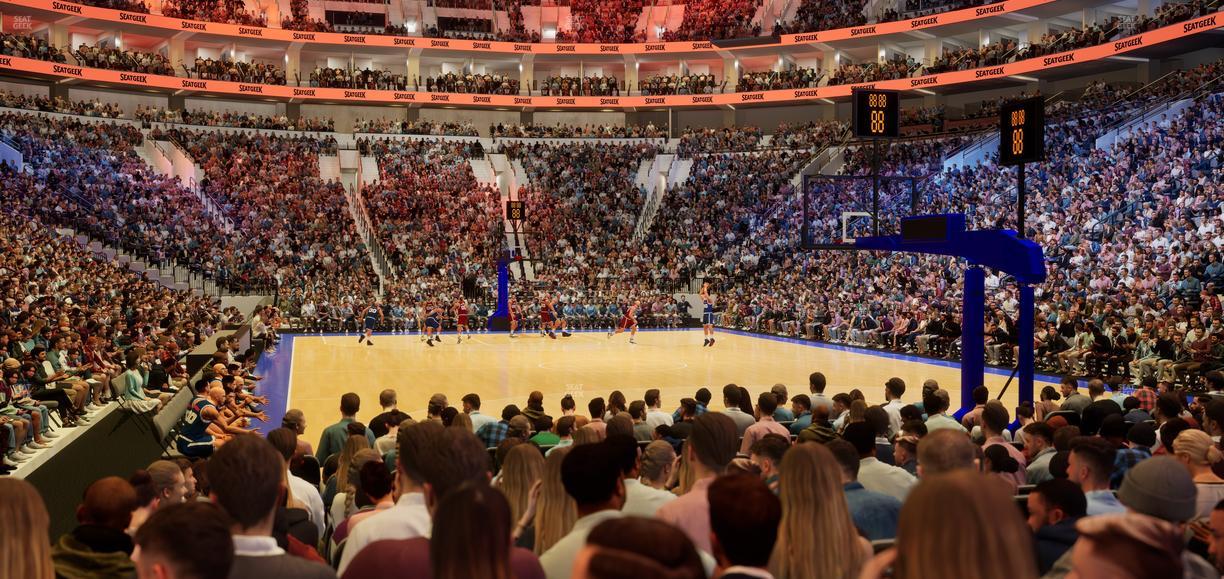 Xfinity Mobile Arena - Section 105 Seat View