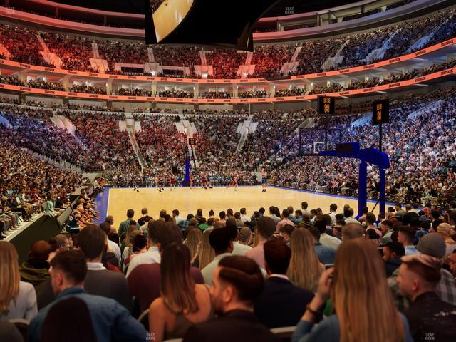 Xfinity Mobile Arena - Section 105 Seat View