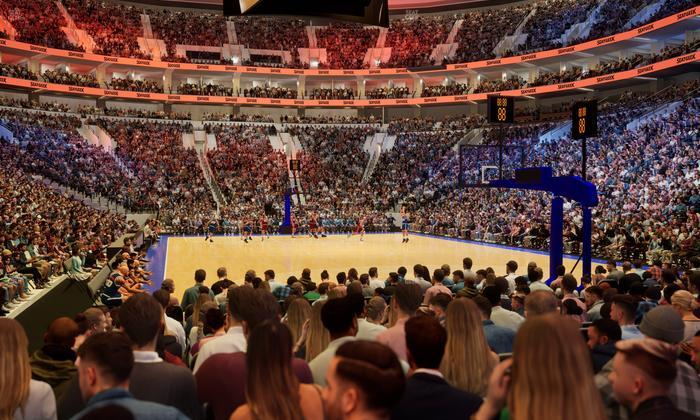 Xfinity Mobile Arena - Section 105 Seat View