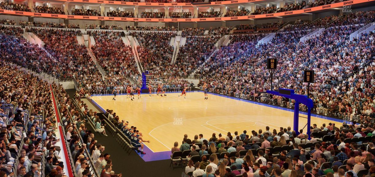 Xfinity Mobile Arena - Section 105 Seat View