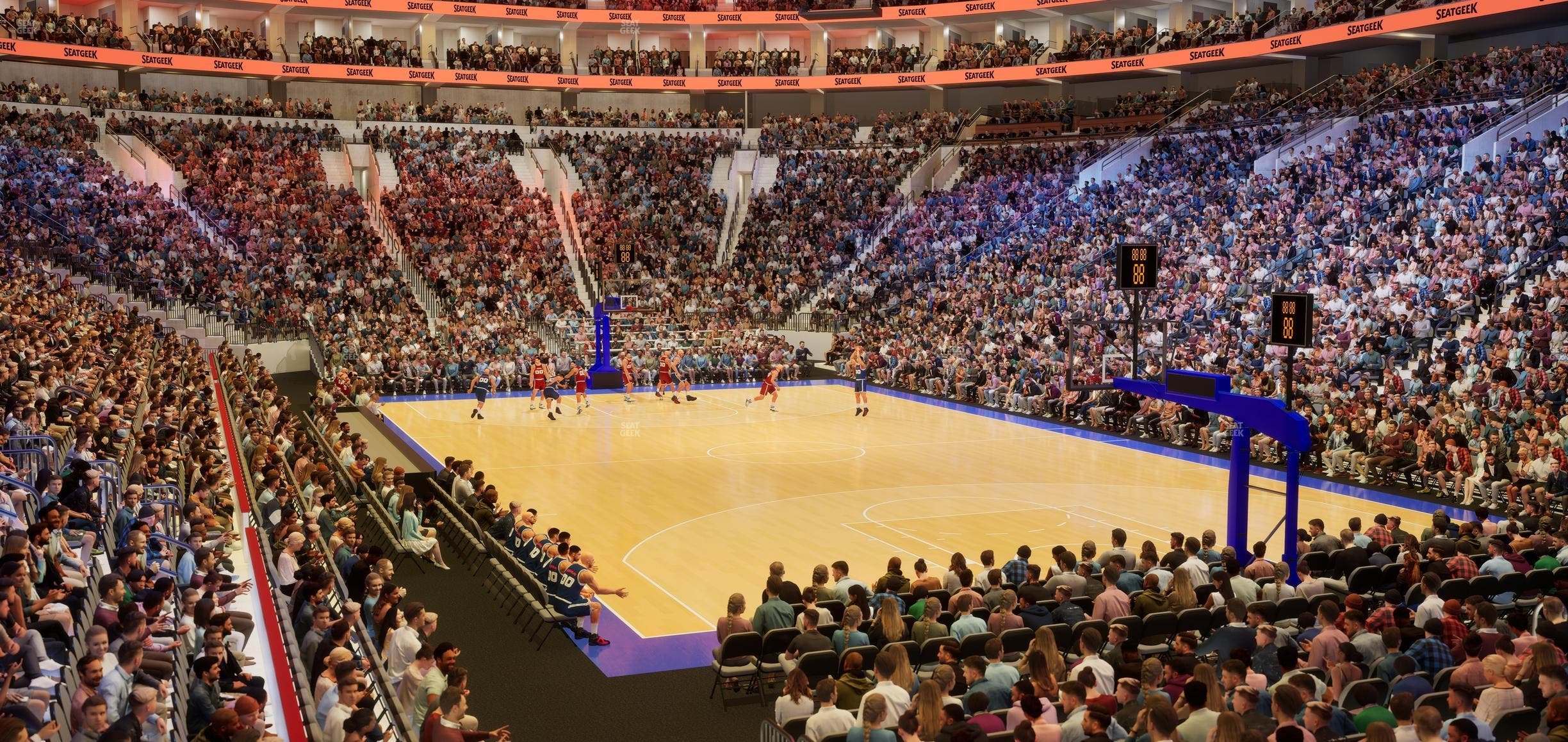 Xfinity Mobile Arena - Section 105 Seat View