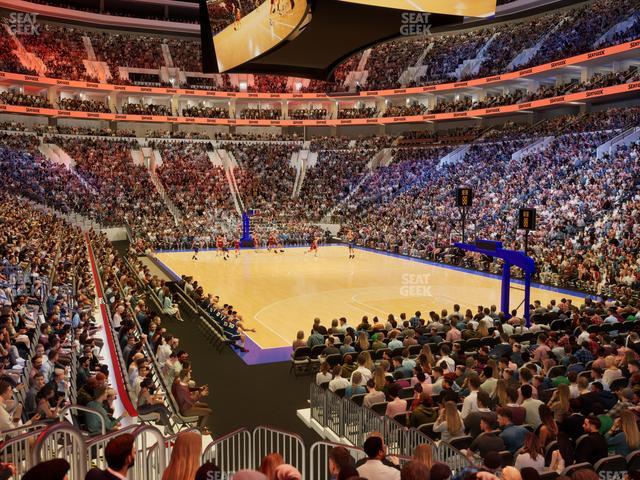 Xfinity Mobile Arena - Section 105 Seat View