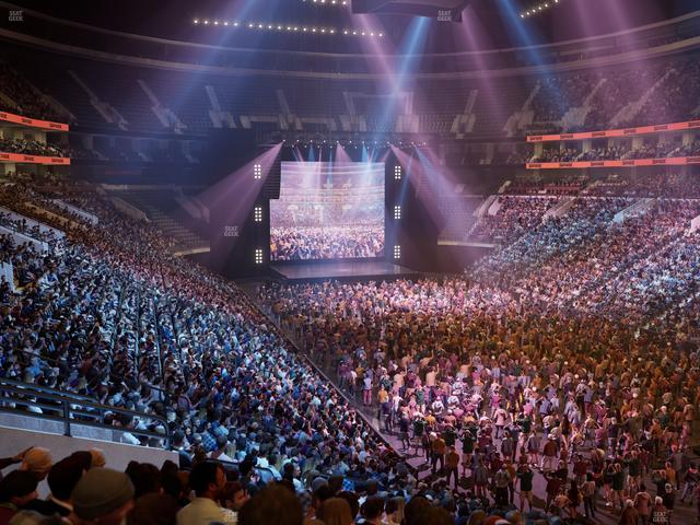 Xfinity Mobile Arena - Section 105 Seat View