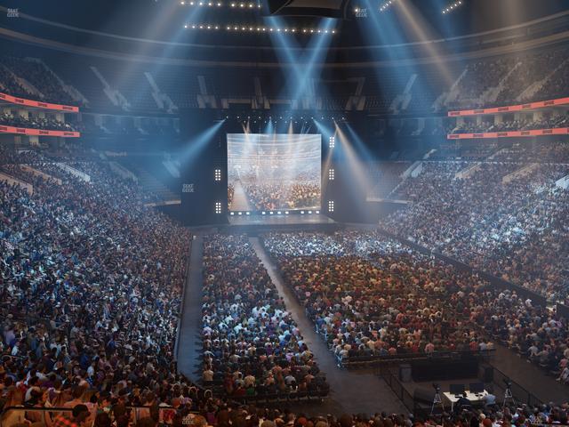 Xfinity Mobile Arena - Section 106 Seat View