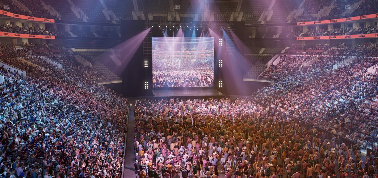 Xfinity Mobile Arena - Section 106 Seat View