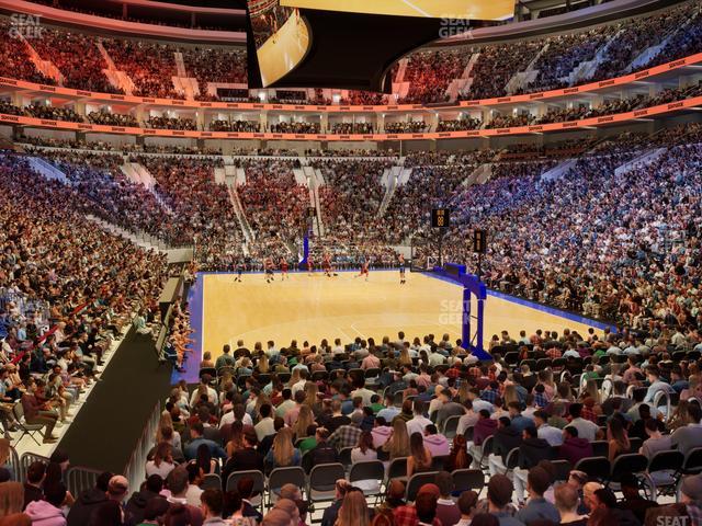 Xfinity Mobile Arena - Section 106 Seat View