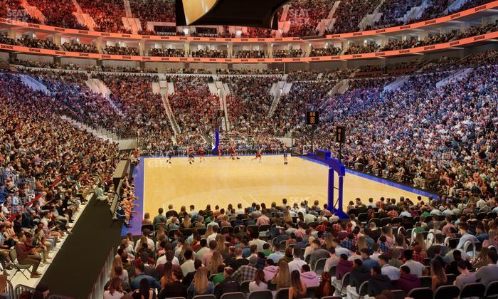 Xfinity Mobile Arena - Section 106 Seat View
