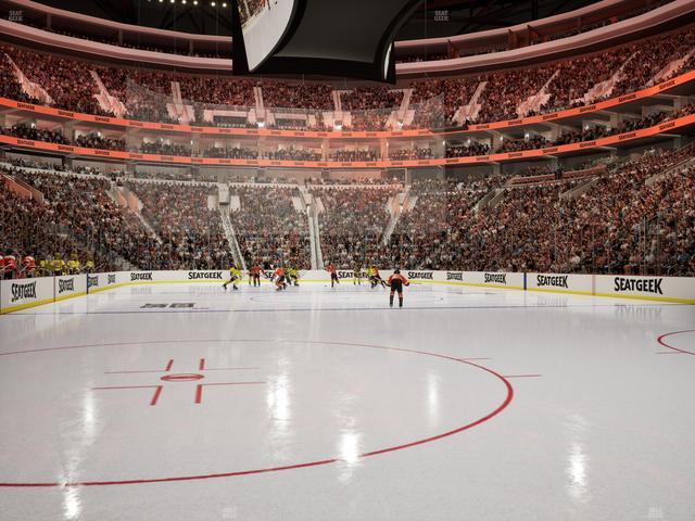 Xfinity Mobile Arena - Section 106 Seat View