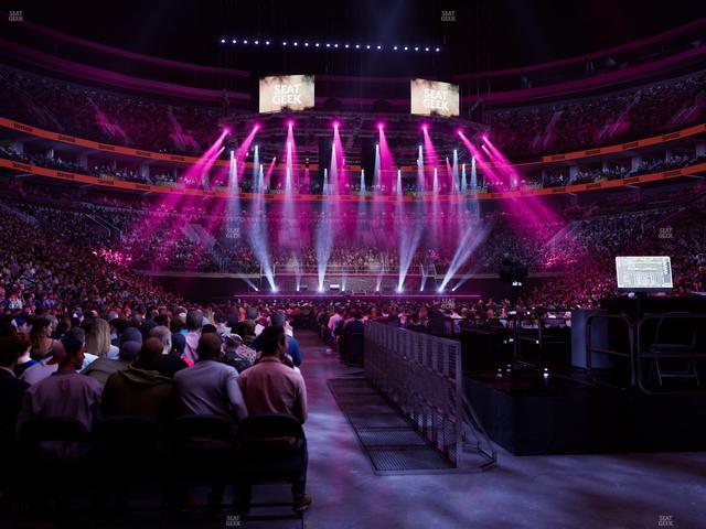 Xfinity Mobile Arena - Section 106 Seat View