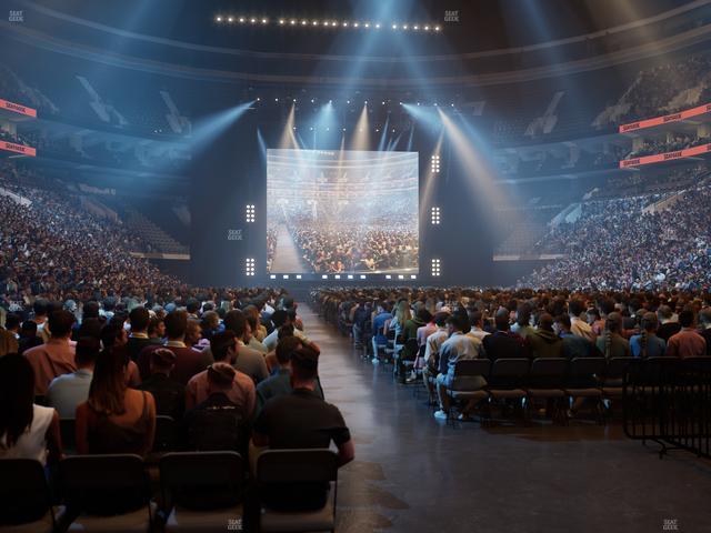 Xfinity Mobile Arena - Section 106 Seat View