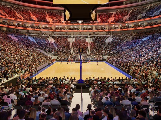 Xfinity Mobile Arena - Section 107 Seat View