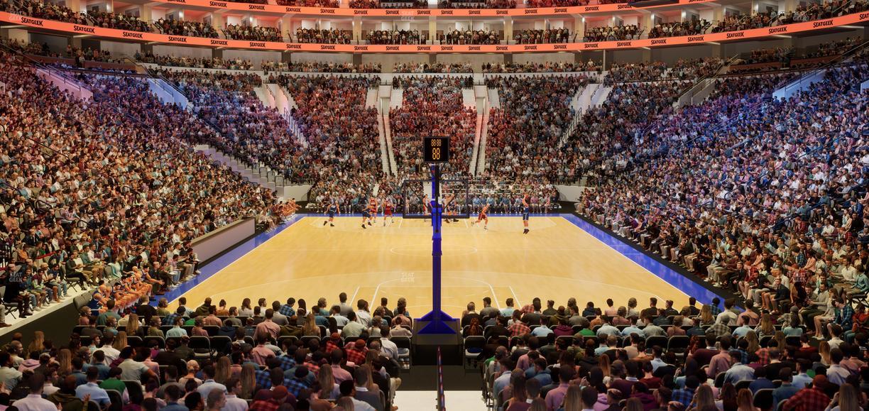 Xfinity Mobile Arena - Section 107 Seat View