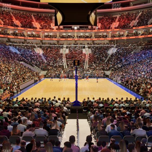Xfinity Mobile Arena - Section 107 Seat View