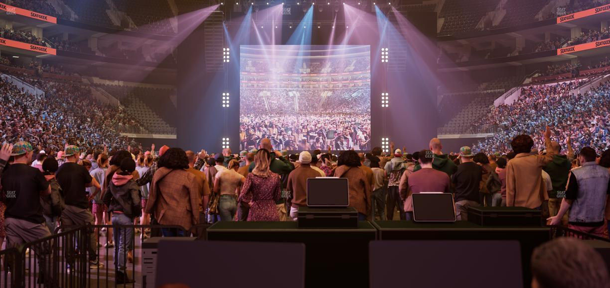 Xfinity Mobile Arena - Section 107 Seat View
