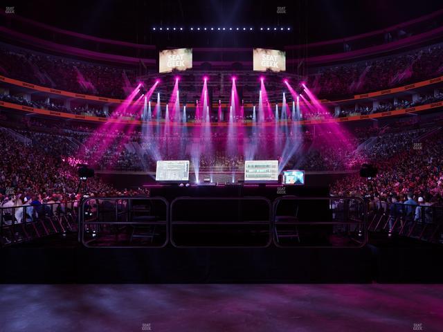 Xfinity Mobile Arena - Section 107 Seat View