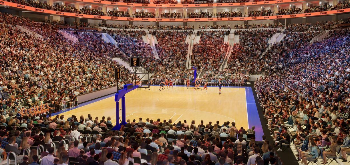 Xfinity Mobile Arena - Section 108 Seat View