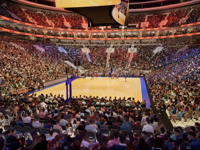 Xfinity Mobile Arena - Section 108 Seat View
