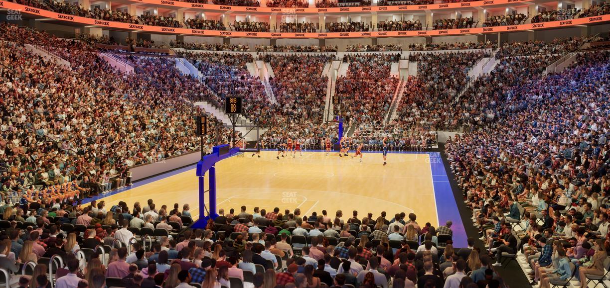 Xfinity Mobile Arena - Section 108 Seat View