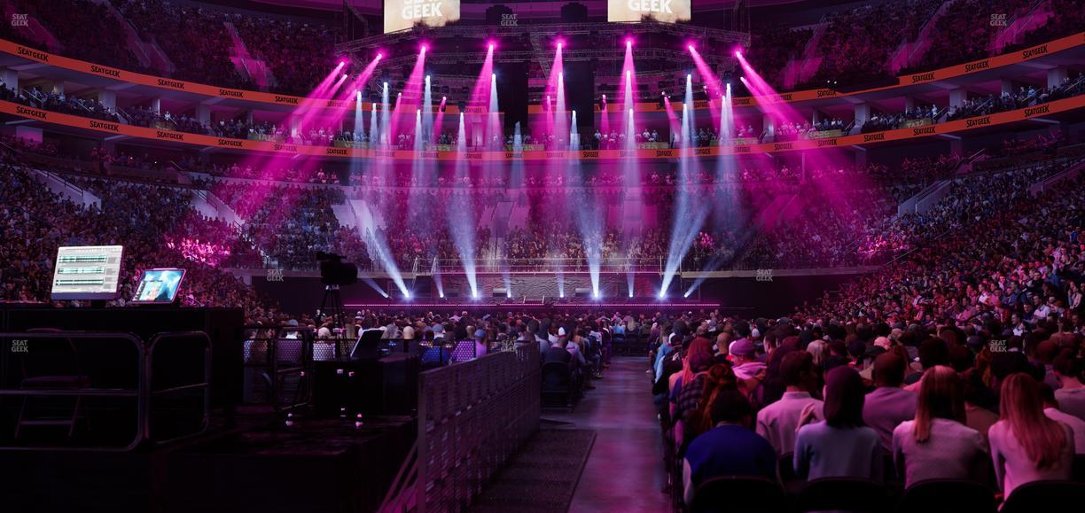 Xfinity Mobile Arena - Section 108 Seat View
