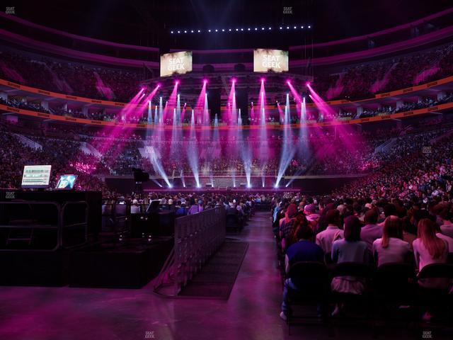 Xfinity Mobile Arena - Section 108 Seat View