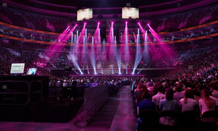 Xfinity Mobile Arena - Section 108 Seat View