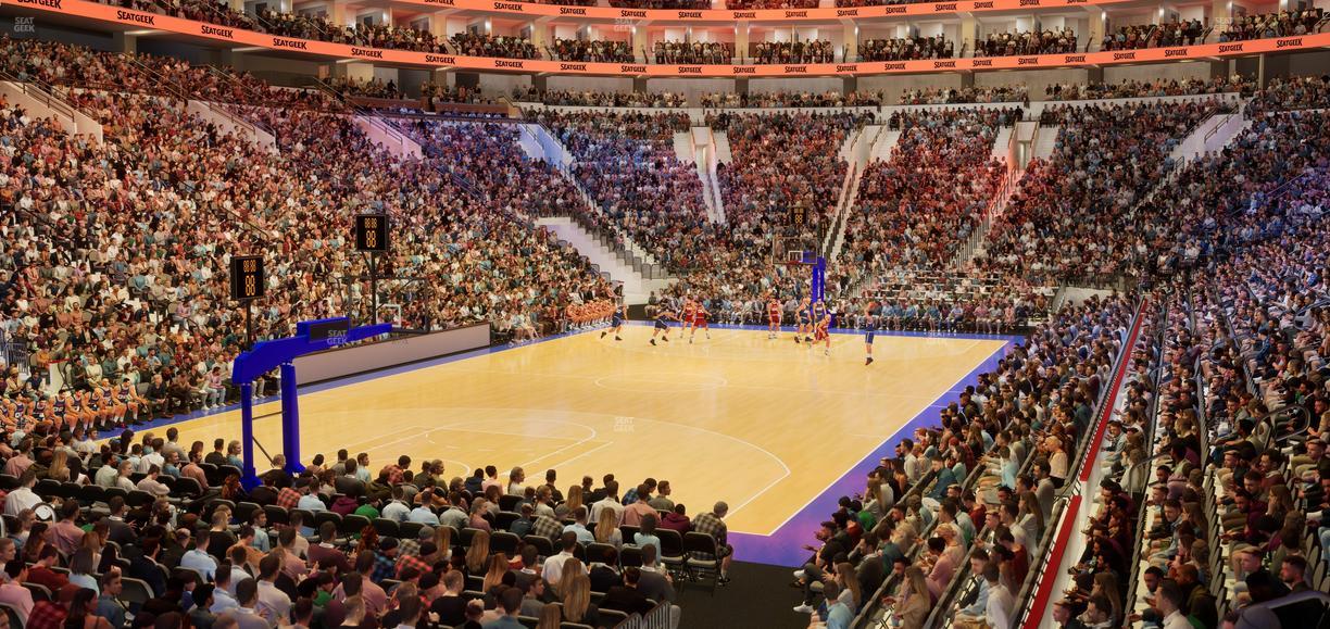 Xfinity Mobile Arena - Section 109 Seat View