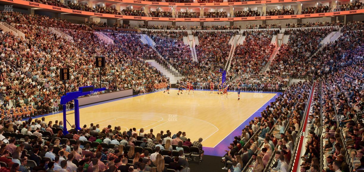 Xfinity Mobile Arena - Section 109 Seat View