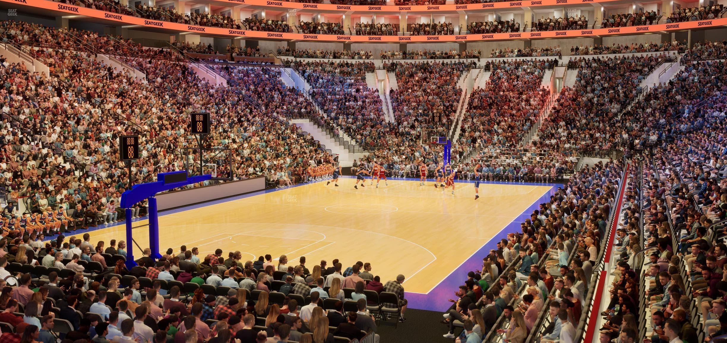 Xfinity Mobile Arena - Section 109 Seat View