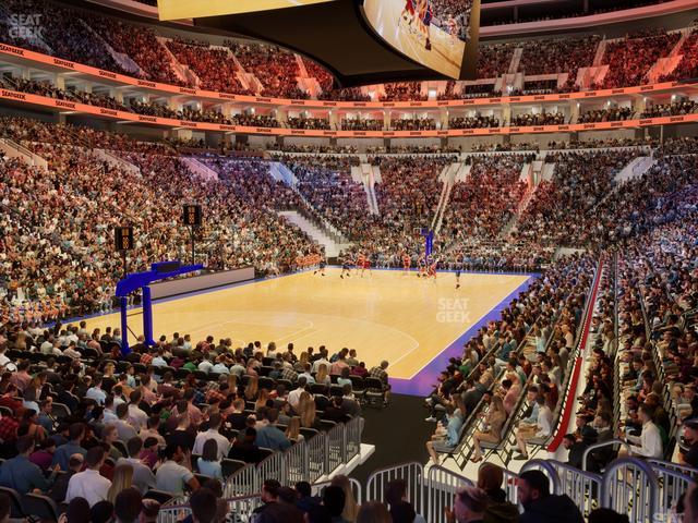 Xfinity Mobile Arena - Section 109 Seat View