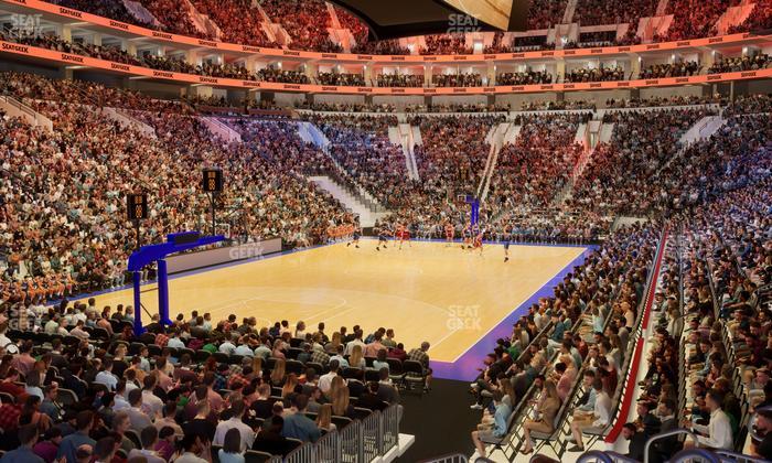 Xfinity Mobile Arena - Section 109 Seat View