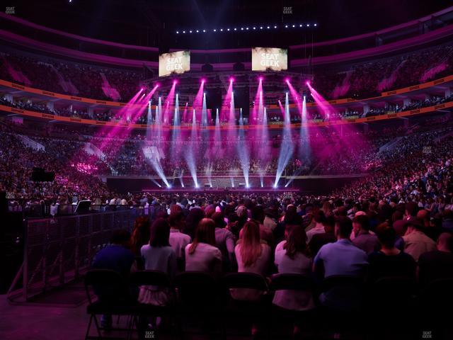 Xfinity Mobile Arena - Section 109 Seat View