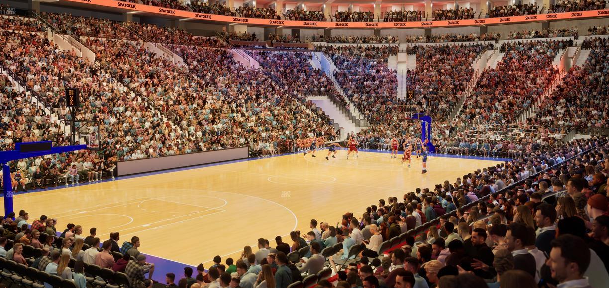 Xfinity Mobile Arena - Section 110 Seat View