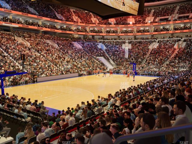 Xfinity Mobile Arena - Section 110 Seat View