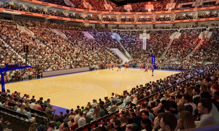 Xfinity Mobile Arena - Section 110 Seat View