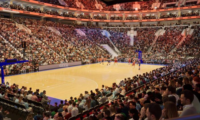 Xfinity Mobile Arena - Section 110 Seat View