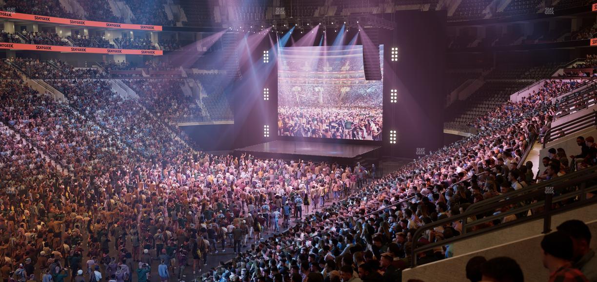 Xfinity Mobile Arena - Section 110 Seat View