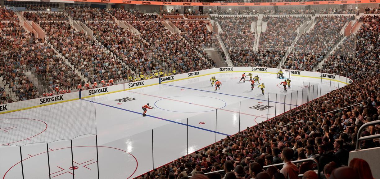 Xfinity Mobile Arena - Section 110 Seat View