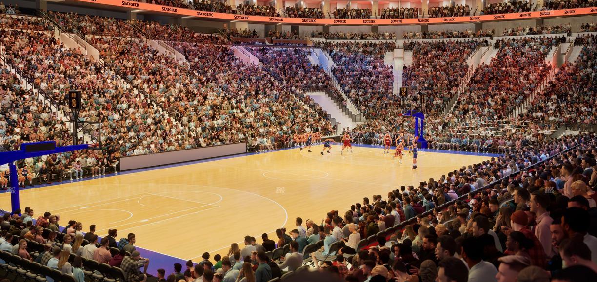 Xfinity Mobile Arena - Section 110 Seat View